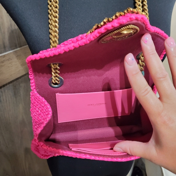 Dolce & Gabbana Devotion Raffia Bag - Picture 6 of 12